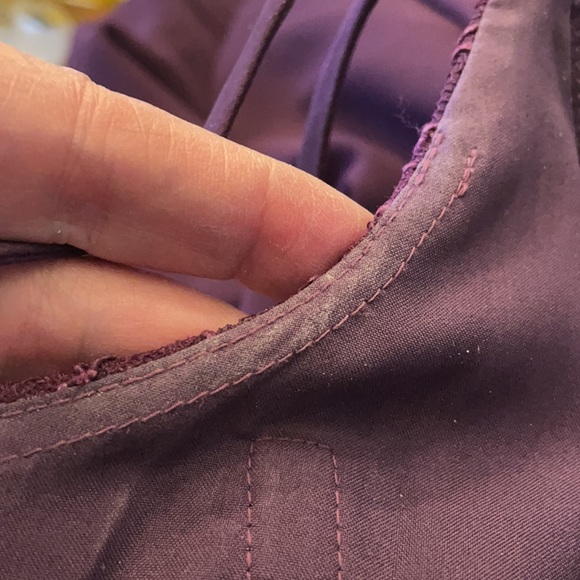 Mori Lee Madeline Gardner Bridesmaid #146 Dress Eggplant Prom - Picture 9 of 11